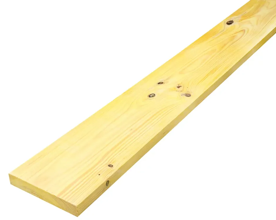 Planche bois traitée 150 x 27 mm L.4 m- Online