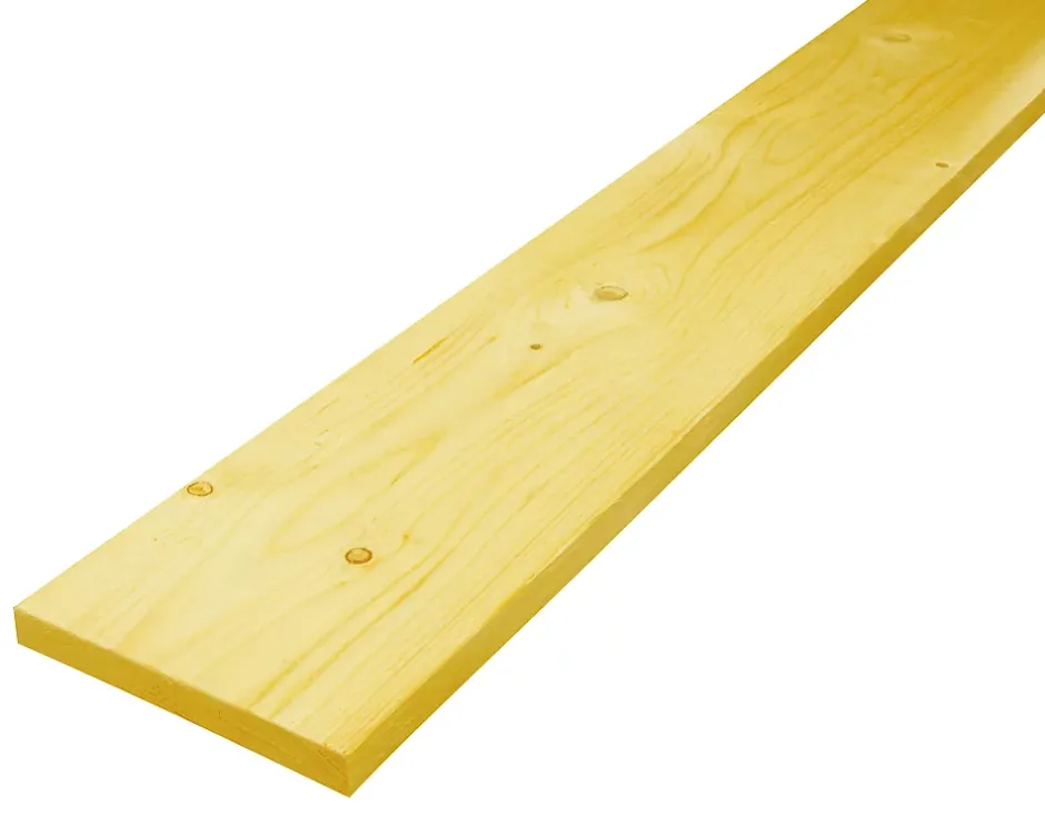 Planche bois traitée 200 x 27 mm L.4 m- New