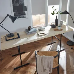 Planche de sapin/douglas 200x50/60cm ép. 40 mm 1 bord droit/ 1 bord brut- Clearance