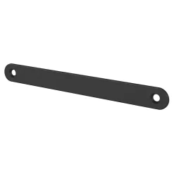 Plaque de poignée de porte Minzh noir mat 190 x 7 mm-GoodHome Hot