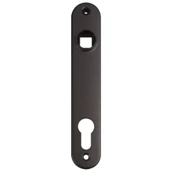 Locinox Plaque de propreté entraxe 92mm aluminium noir 9005 - - P00009545