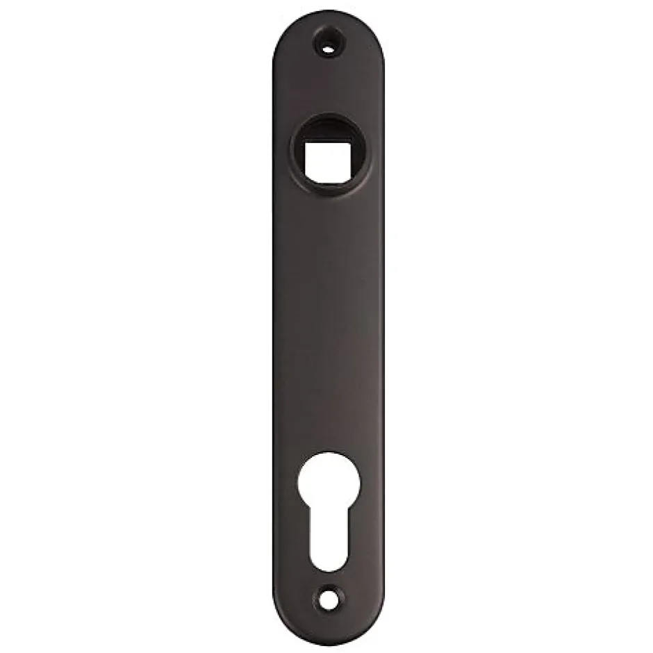 Locinox Plaque de propreté entraxe 92mm aluminium noir 9005 - - P00009545