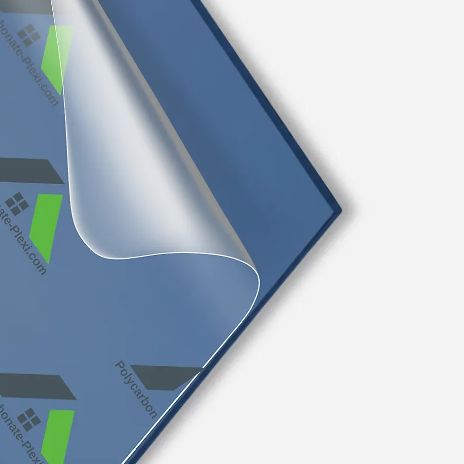 Polycarbonate-Plexi Plaque de PVC Expansé 3mm Bleu 5005 3050x1220mm