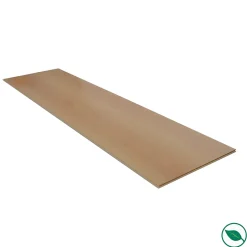 Forestea Plaque de raccord double rainures chêne gris 0 8 x 35 x 130 cm