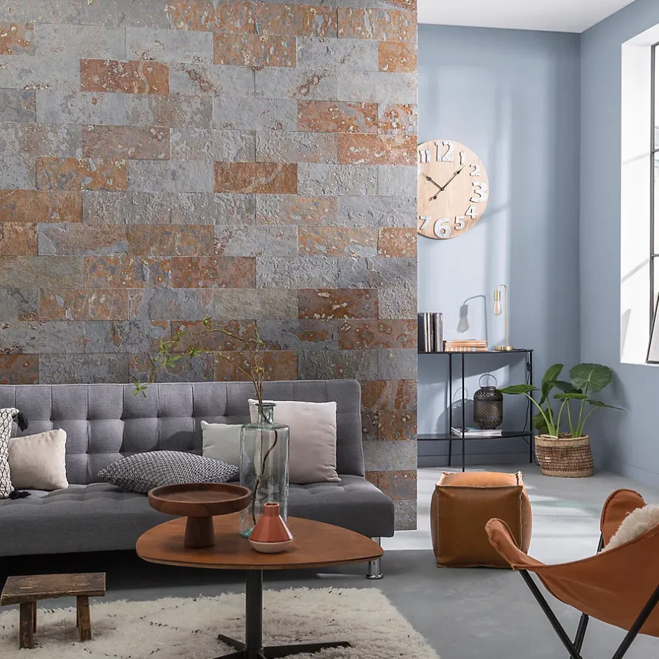 Plaquette de parement Baya ardoise multicolore-Lithos New