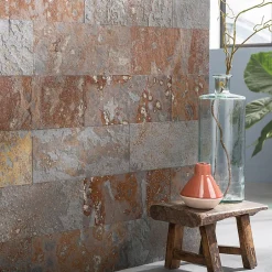 Plaquette de parement Baya ardoise multicolore-Lithos New