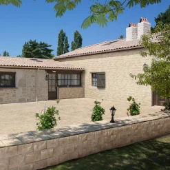 Plaquette de parement béton Roma (vendue au carton)-Stegu New