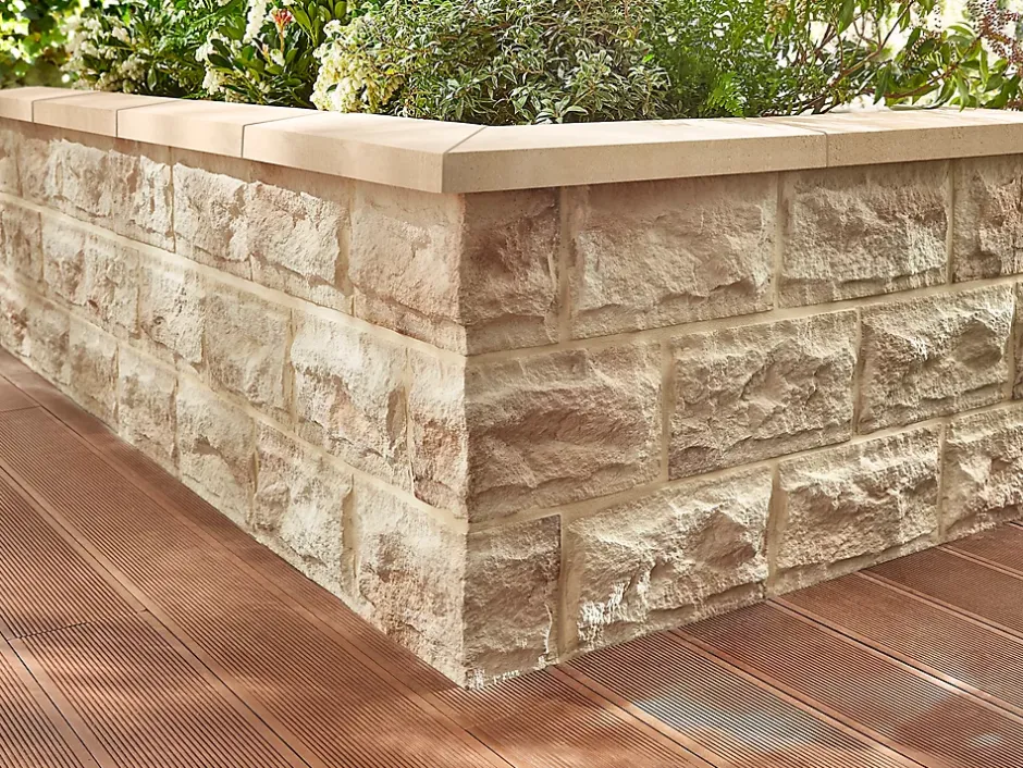 Plaquette de parement béton Roma (vendue au carton)-Stegu New