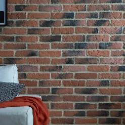 Plaquette de parement béton Industry rouge (vendue au carton)- Discount