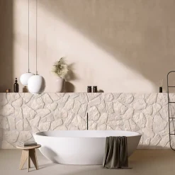 Stegu Plaquette de parement béton beige Jura effet pierre