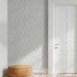 Plaquette de parement effet 3D - AERO WHITE - - 0,48m² - intérieur-Modulo Hot