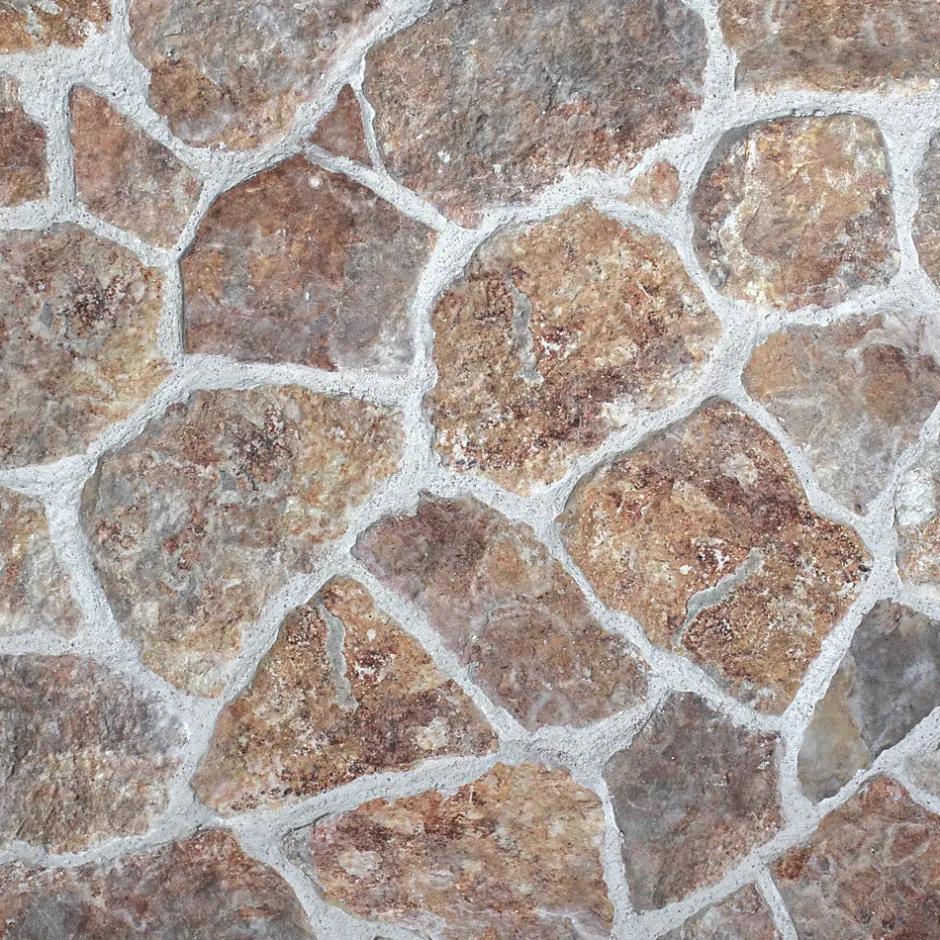 Plaquette de parement effet pierre - S. COTE MUR CEMENT MIX - - 1m² - intérieur/extérieur-Modulo New