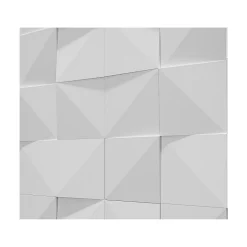 Plaquette de parement effet 3D - HAZE WHITE - - 0,48m² - intérieur-Modulo New