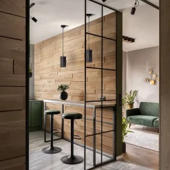 Wwd Plaquette de parement en bois massif effet 3D OZO RUSTIC - Chêne - 59/32/14 x 10/8/6 cm - 36 planches - 1m²