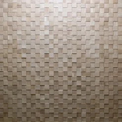 Plaquette de parement en bois massif effet 3D CHESS - Chêne - 60 x 15 cm - 33 panneaux - 3m²-Wwd Sale