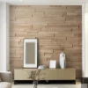 Wwd Plaquette de parement en bois massif effet 3D OZO RUSTIC - Chêne - 59/32/14 x 10/8/6 cm - 108 planches - 3m²