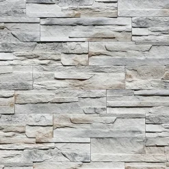 Plaquette de parement intérieur/extérieur béton aspect pierre naturelle L.38,5 x l.10 cm x ép.24 mm, Bosra-Colours New