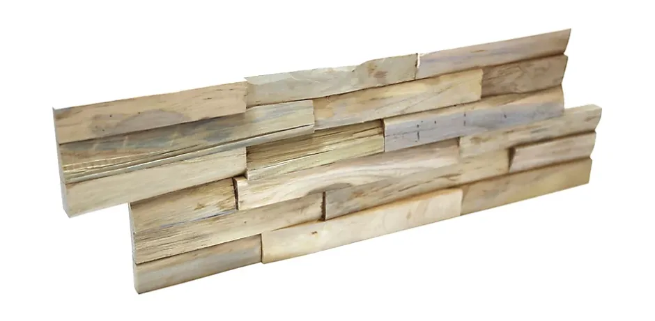 Plaquette de parement intérieur Benvento bois coloris naturel (vendu à la pièce)