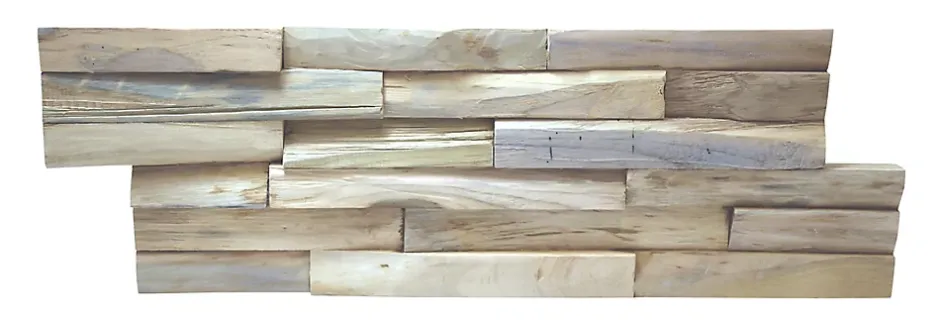 Plaquette de parement intérieur Benvento bois coloris naturel (vendu à la pièce)