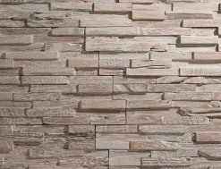 Plaquette de parement intérieur White Wash bois blanc (vendu à la pièce)- Discount