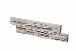 Plaquette de parement Int/Ext Kenya béton blanc 0,4m²