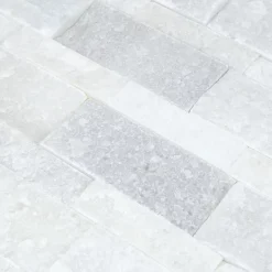 Casa Linéa PLAQUETTE DE PAREMENT MARBRE BLANC CASA LINEA 15X45X1,7