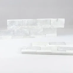 Casa Linéa PLAQUETTE DE PAREMENT MARBRE BLANC CASA LINEA 15X45X1,7