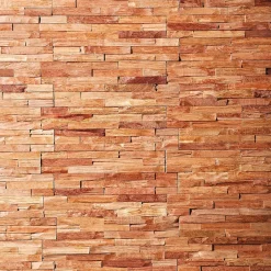 Plaquette de parement mural décoratif en bois - 1-1,8 x 18 x 49,5 cm - Aspect Brut-Woodbord Best