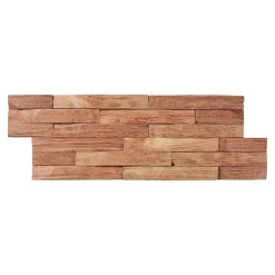 Plaquette de parement mural décoratif en bois - 1-1,8 x 18 x 49,5 cm - Aspect Brut-Woodbord Best