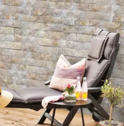 Casa Linea Plaquette de parement pierre naturelle Travertin (vendue au carton)