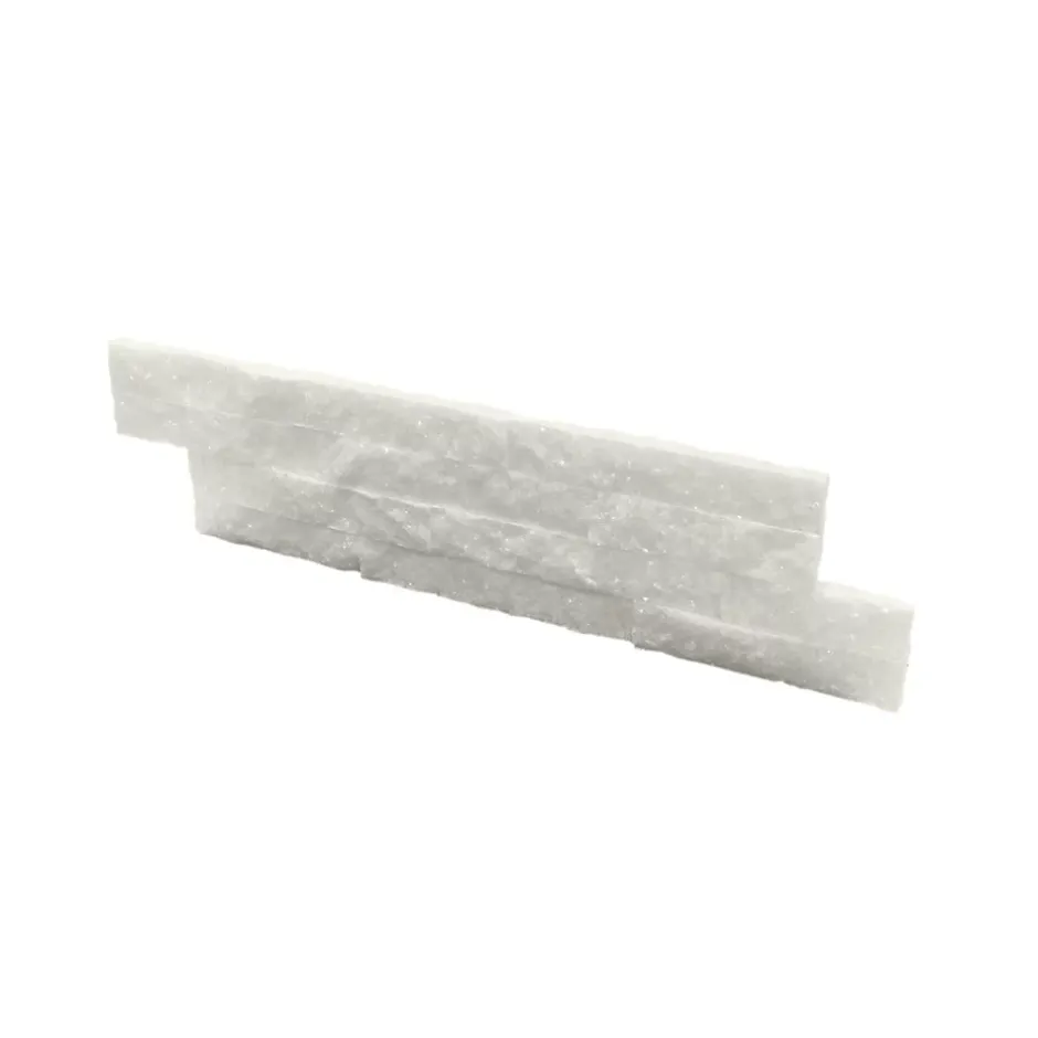 Modulo Plaquette de parement pierre naturelle -NATIMUR WHITE SHINY - - 0,468m² - intérieur/extérieur