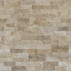 Plaquette de parement pierre naturelle - NATIMUR PANTEON TRAVERTIN - - 0,556m² - intérieur/extérieur-Modulo Clearance