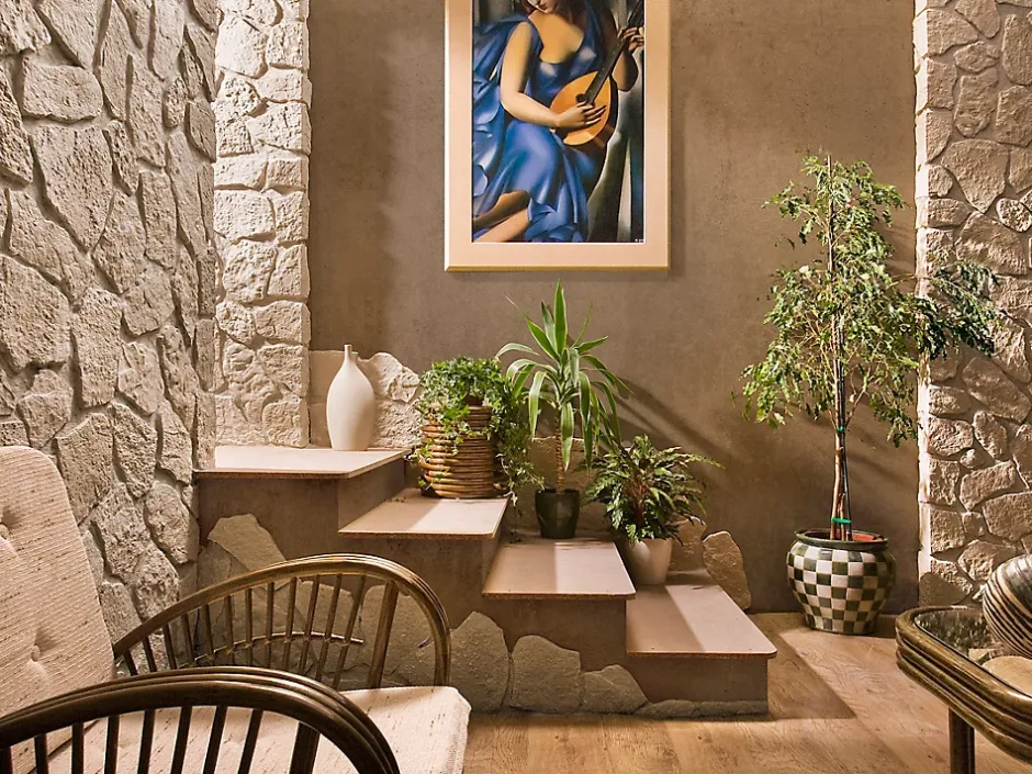 Stegu Plaquette de parement plâtre Rodos (vendue au carton)