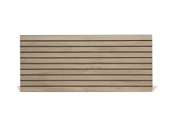 Plaquette de parement polystyrène intérieur effet tasseau décoratif lamelle bois