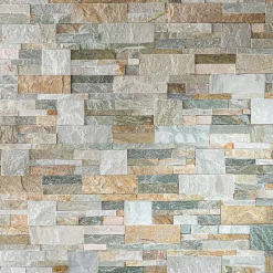 Plaquette de parement Slim Multiformat pierre naturel beige rosée-Lithos