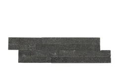 Plaquette de parement Snow black pierre naturelle (vendue au carton)- Clearance