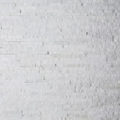 Plaquette de parement Snow White pierre naturelle (vendue au carton)-