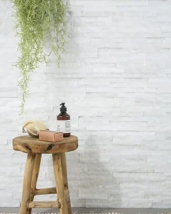 Plaquette de parement Snow White pierre naturelle (vendue au carton)-