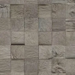 Plaquettes de parement mural en teck cube Java 552 x 184 x 10 20 mm paquet de 1,016 m²-Forestea Best