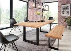 Plateau banc chêne 200 x 35 cm, ép.40 mm- Clearance