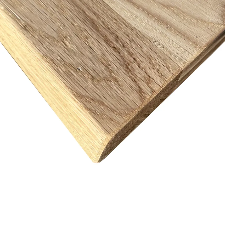 Plateau banc Chêne Pré-huilé Bords Naturels, L.200 cm x l.35 cm, Ep. 40 mm-Wood&Sens Online