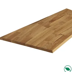 Plateau chêne massif huilé lamellé collé abouté 1600 x 800 x 22 mm-Forestea Best