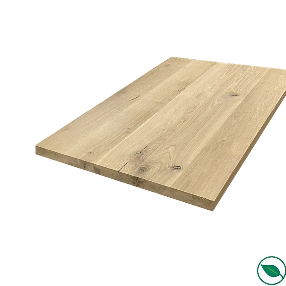 Forestea Plateau chêne massif pleines lames 1200 x 800 x 25 mm