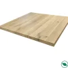 Forestea Plateau chêne massif pleines lames 900 x 900 x 40 mm
