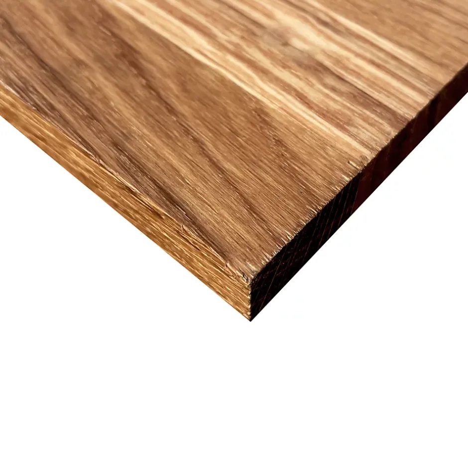 Wood&Sens Plateau de Table Chêne Massif Abouté Pré-huilé, L.160 cm x l.80 cm, Ep. 22 mm