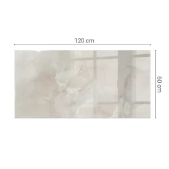 Plateau en verre trempé 120x60 cm Motif texturé de marbre-Tulup