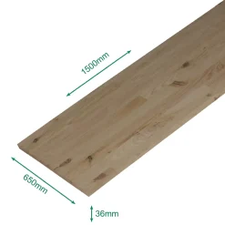 Plateau pin pour etabli maritime massif lamellé collé abouté 1500X650X36 mm-Forestea Online