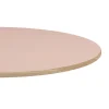 Restootab Plateau rond 70cm couleur rose bourbon -