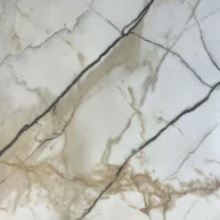 Restootab Plateau rond 120cm decor marbre calcuta -