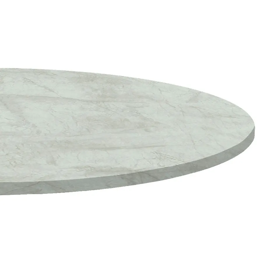 Restootab Plateau rond 120cm decor marbre pokhara -